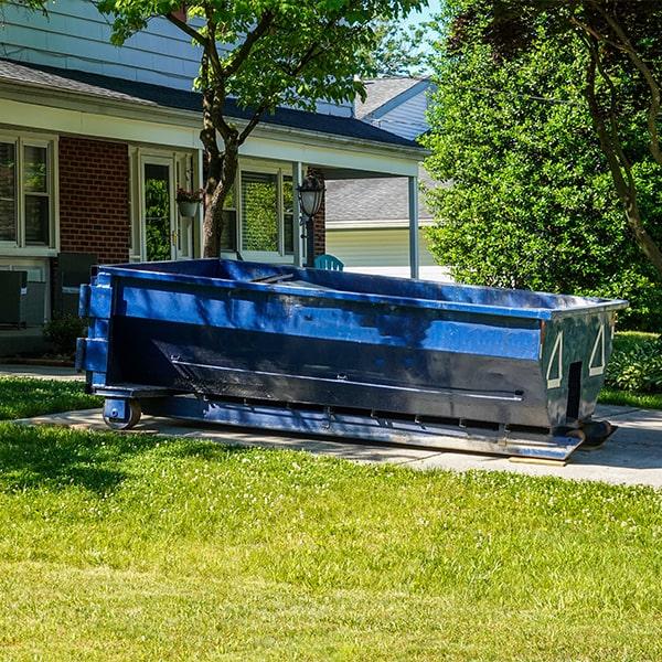 we provide residential dumpsters in various sizes for your convenience